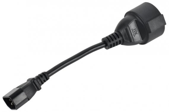 Фотография товара 'ITK PC-C14D-10CM Адаптер PDU 3х1,5 10см с разъёмами C14-Schuko'