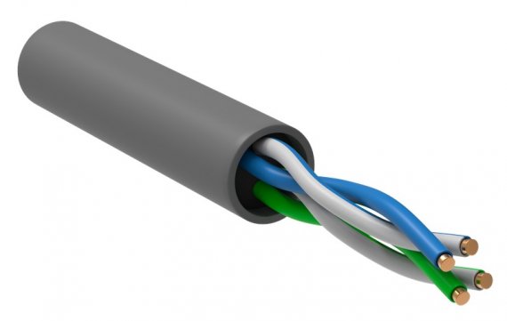 Фотография товара 'ITK LC1-C5E02-111-S-P-R Витая пара U/UTP 5E 2х2х0,52 PVC'