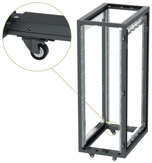 Фотография товара 'ITK LS-SRS35-600 LINEA S Компл. роликов для шкафа шир. 600мм'