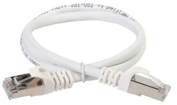 Фотография товара 'ITK PC08-C6ASL-D05M-SC-HC Коммутационный шнур кат.6A S/FTP 0,5м st. 50мкд'