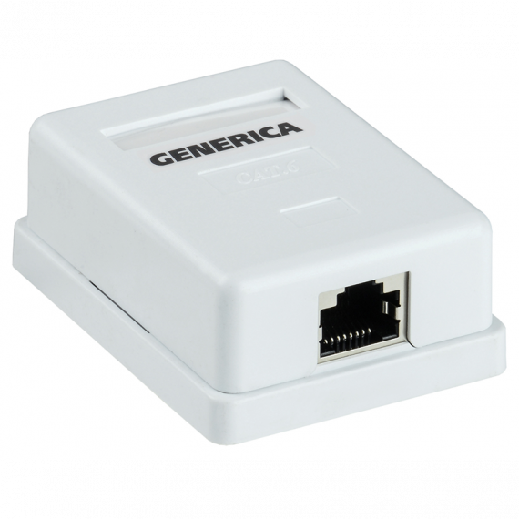 Фотография товара 'ITK CS2-1C5EF-12-G Розетка инф. настенная RJ45 кат. 5Е FTP'