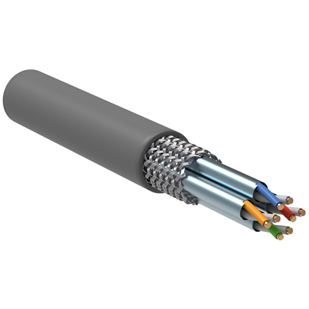 Фотография товара 'ITK LC1-C6A04-621 Витая пара S/FTP кат.6A 4х2х23AWG LSZH'