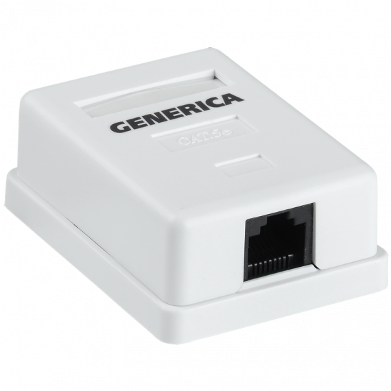 Фотография товара 'ITK CS2-1C5EU-12-G Розетка инф. настенная RJ45 кат. 5Е UTP'