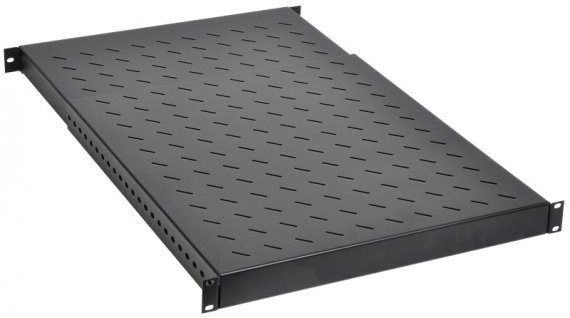Фотография товара 'ITK ZP-FS05-S-1U-59-R Полка стац. 19" 1U рег. 150кг 500-900мм'