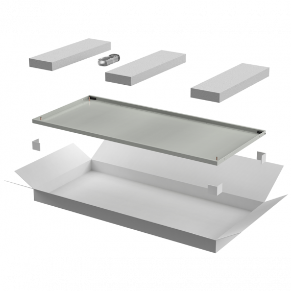 Фотография товара 'ITK LN35-33U8X-DM Дверь металлическая для шкафа LINEA N 33U 800мм'