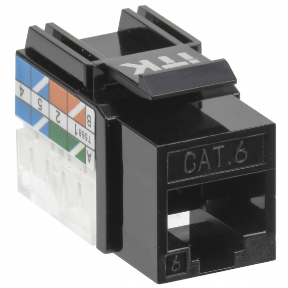 Фотография товара 'ITK CS1-1C06U-11-09 Модуль Keystone Jack кат.6 UTP 110 IDC 90град'