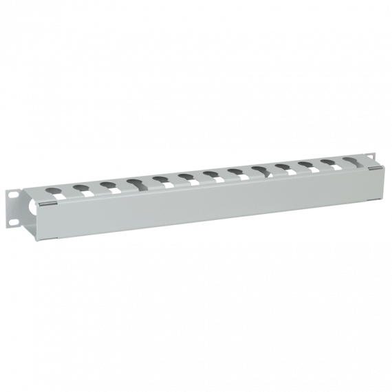 Фотография товара 'ITK CO35-1MCM Кабельный органайзер с крышкой 19" 1U'