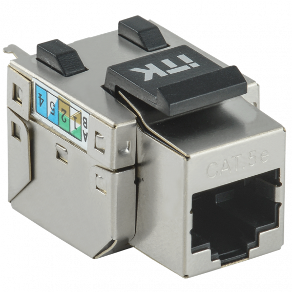 Фотография товара 'ITK CS1-1C5EF-11 Модуль Keystone Jack кат. 5E FTP 110 IDC 90 град'