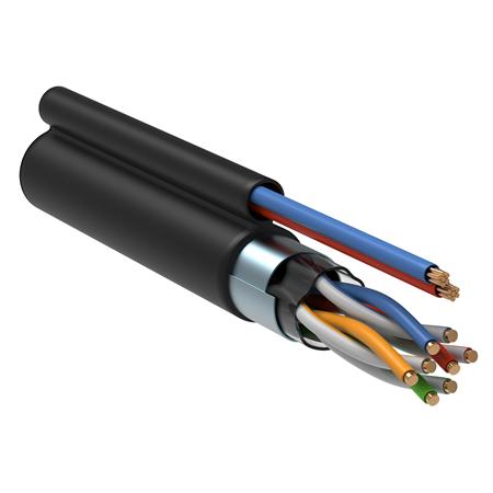 Фотография товара 'ITK LC3-C5E04-379 Витая пара F/UTP кат.5E 4х2х24AWG LDPE'