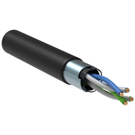 Фотография товара 'ITK BC3-C5E02-339-500-G Каб. в. п. F/UTP кат. 5E 2 пары LDPE'