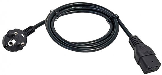 Фотография товара 'ITK PC-C19D-2M Кабель электропитания PDU 3х1,5 2М C19-Schuko'