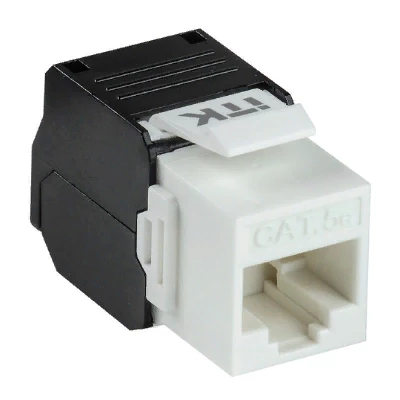 Фотография товара 'ITK CS1-1C5EU-T2 Модуль Keystone Jack кат. 5E UTP без инстр. 180 град.'