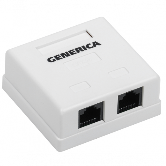 Фотография товара 'ITK CS2-1C5EU-22-G Розетка инф. настенная RJ45 кат. 5Е UTP'