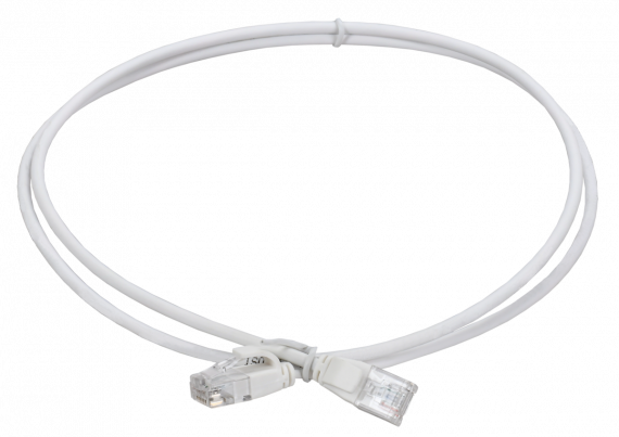 Фотография товара 'ITK PC08-C5EUL-1M-SL-WT Коммутационный шнур кат.5E UTP LSZH'