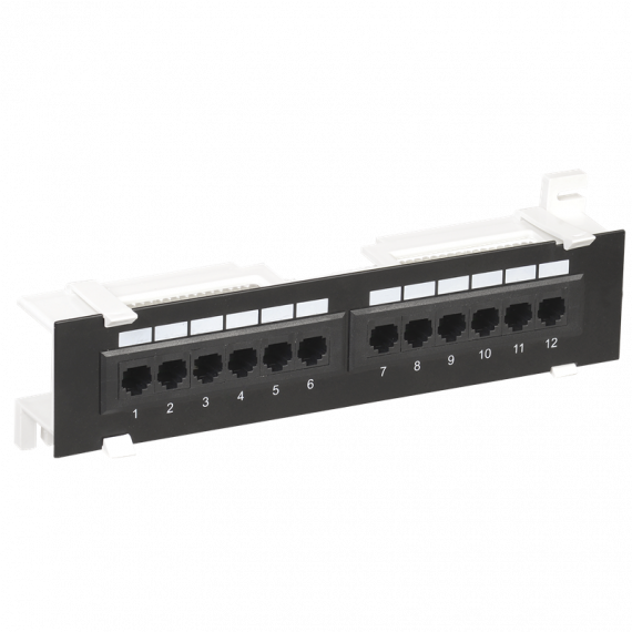 Фотография товара 'ITK PP12-C6U-D05 Настенная патч-панель кат.6 UTP, 12 портов (IDC Dual)'