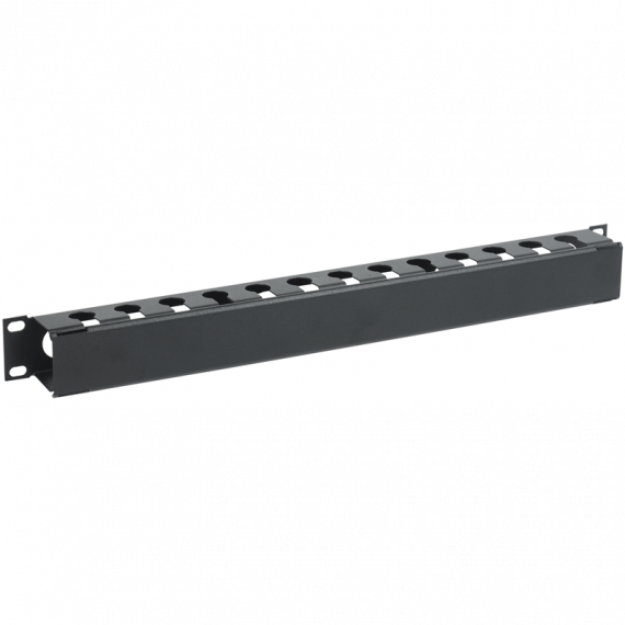 Фотография товара 'ITK CO05-1MCM Кабельный органайзер с крышкой 19" 1U'