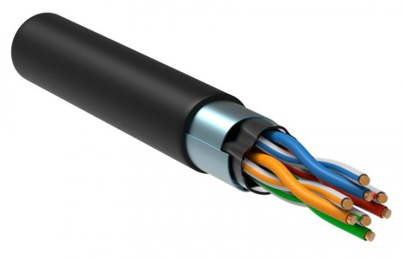 Фотография товара 'ITK LC3-C5E04-339-S-R Витая пара F/UTP 5E 4х2х24AWG LDPE'