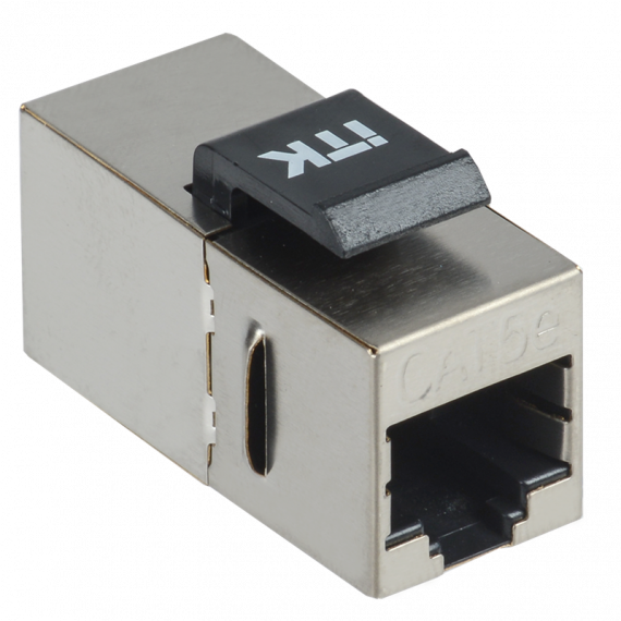 Фотография товара 'ITK CS7-1C5EF Проходной адаптер кат. 5E FTP RJ45-RJ45 Keystone Jack'