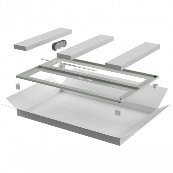 Фотография товара 'ITK LN35-42U8X-D2P Дверь перфор. двустворч. для шкафа LINEA N 42U 800мм'