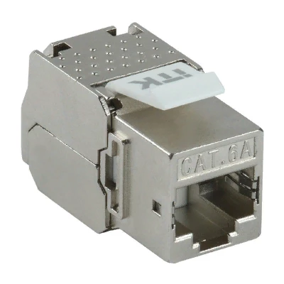 Фотография товара 'ITK CS1-1C6AS-T2 Модуль Keystone Jack кат. 6А STP без инстр. 180 град.'