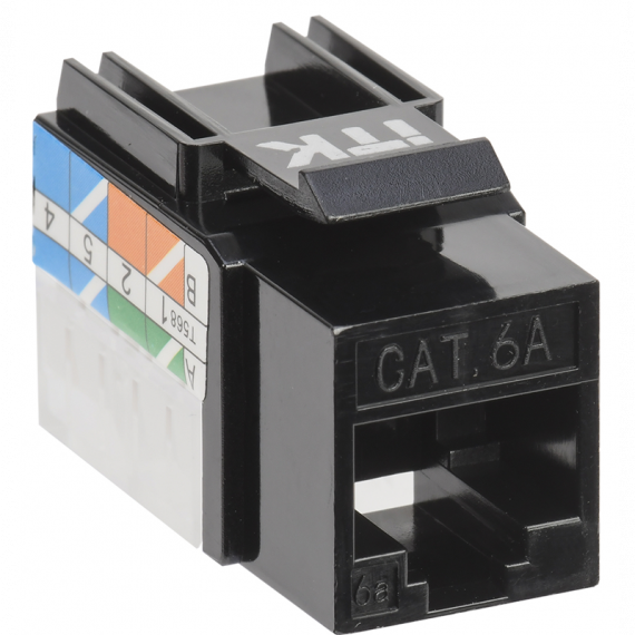 Фотография товара 'ITK CS1-1C6AU-11-09 Модуль Keystone Jack кат.6A UTP 110 IDC 90град'