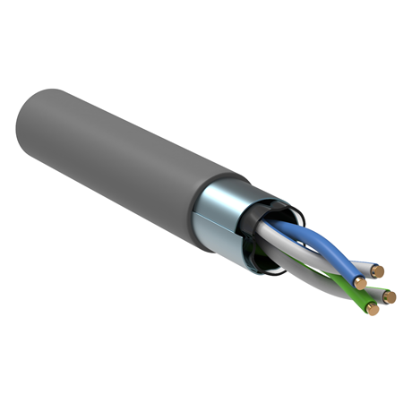 Фотография товара 'ITK LC1-C5E02-321 Витая пара F/UTP кат.5E 2х2х24AWG LSZH'