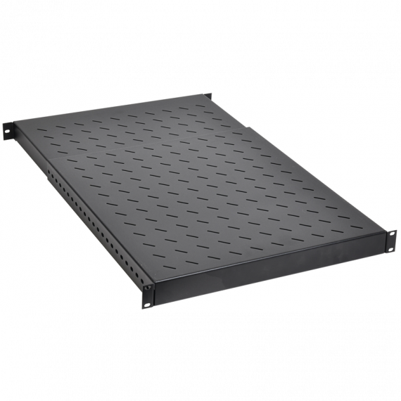 Фотография товара 'ITK ZP-FS05-S-1U-59 by ZPAS Полка стац. 19" 1U регул. 150кг 500-900мм'