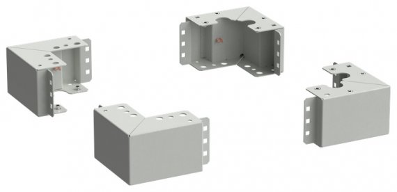Фотография товара 'ITK LS-BC35-B0-01 LINEA S Уголок цоколя h=100мм'