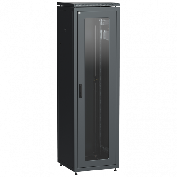Фотография товара 'ITK LN05-47U68-GM Шкаф сетевой 19" LINEA N 47U 600х800 мм'