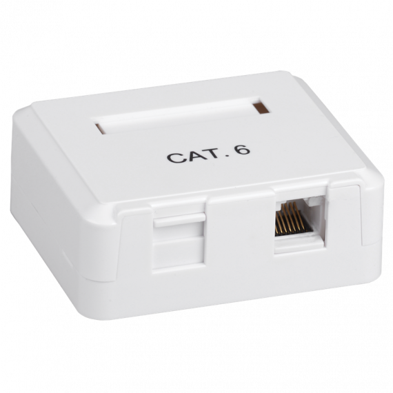 Фотография товара 'ITK CS2-1C06F-22 Настенная инф. розетка RJ45 кат. 6 FTP 2-порт'
