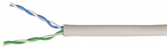 Фотография товара 'ITK LC1-C5E02-111 Витая пара U/UTP кат.5E 2х2х24AWG PVC'