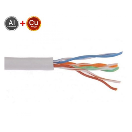 Фотография товара 'ITK BC1-C504-111-305-G Каб. в. п. U/UTP кат. 5 CCA 4 пары PVC'