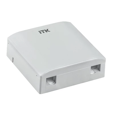 Фотография товара 'ITK CS2-FSCLC-22 Розетка оптическая настенная 2 порта SC/LC'