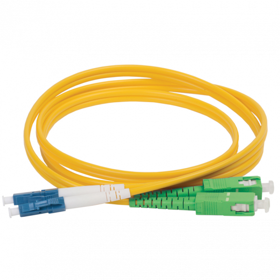 Фотография товара 'ITK FPC09-SCA-LCA-C2L-25M Оптический (патч-корд), SM, 9/125 (OS2), SC/APC-LC/APC'