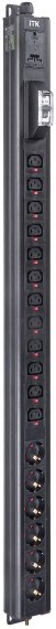 Фотография товара 'ITK BS-PV-43-12C13-06D-11 BASE PDU PV1111 23U 1ф 16А 6SCHUKO 12C13 3м'