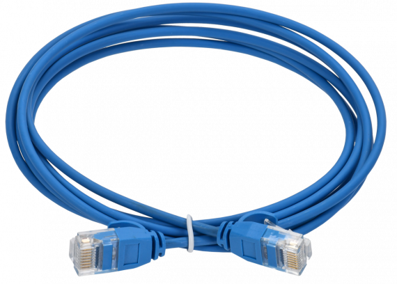 Фотография товара 'ITK PC03-C5EUL-2M-SL-WT Коммутационный шнур кат.5E UTP LSZH'