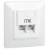 Фотография товара 'ITK CS2-1C06F-2-1 Внутренняя инф. розетка RJ45 кат. 6 FTP 2 порта'