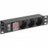 Фотография товара 'ITK PH12-3D3-P PDU 3 розетки нем. ст. LED 1U вх. С14 10"'